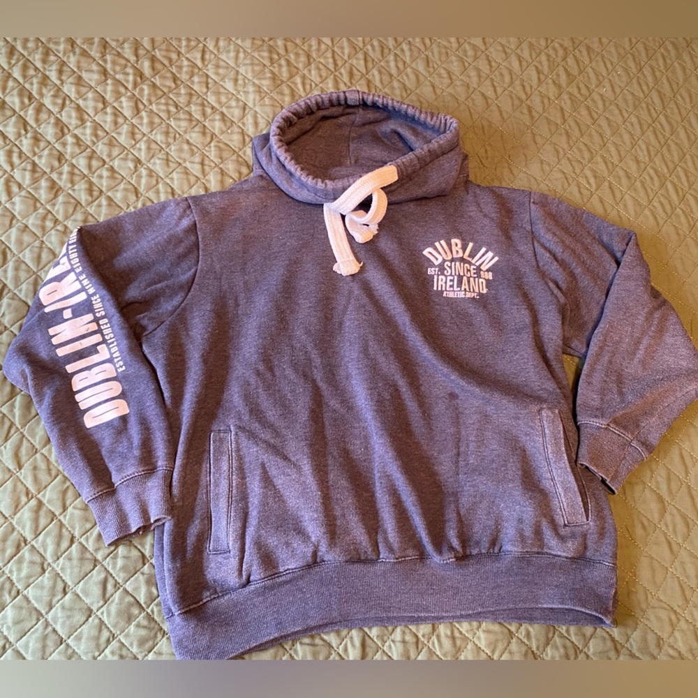 Irish Connection Dublin Cowl Neck Sweatshirt Size M